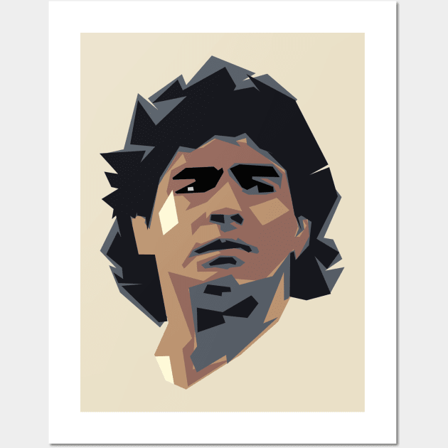 Diego Maradona Wall Art by AlfinStudio